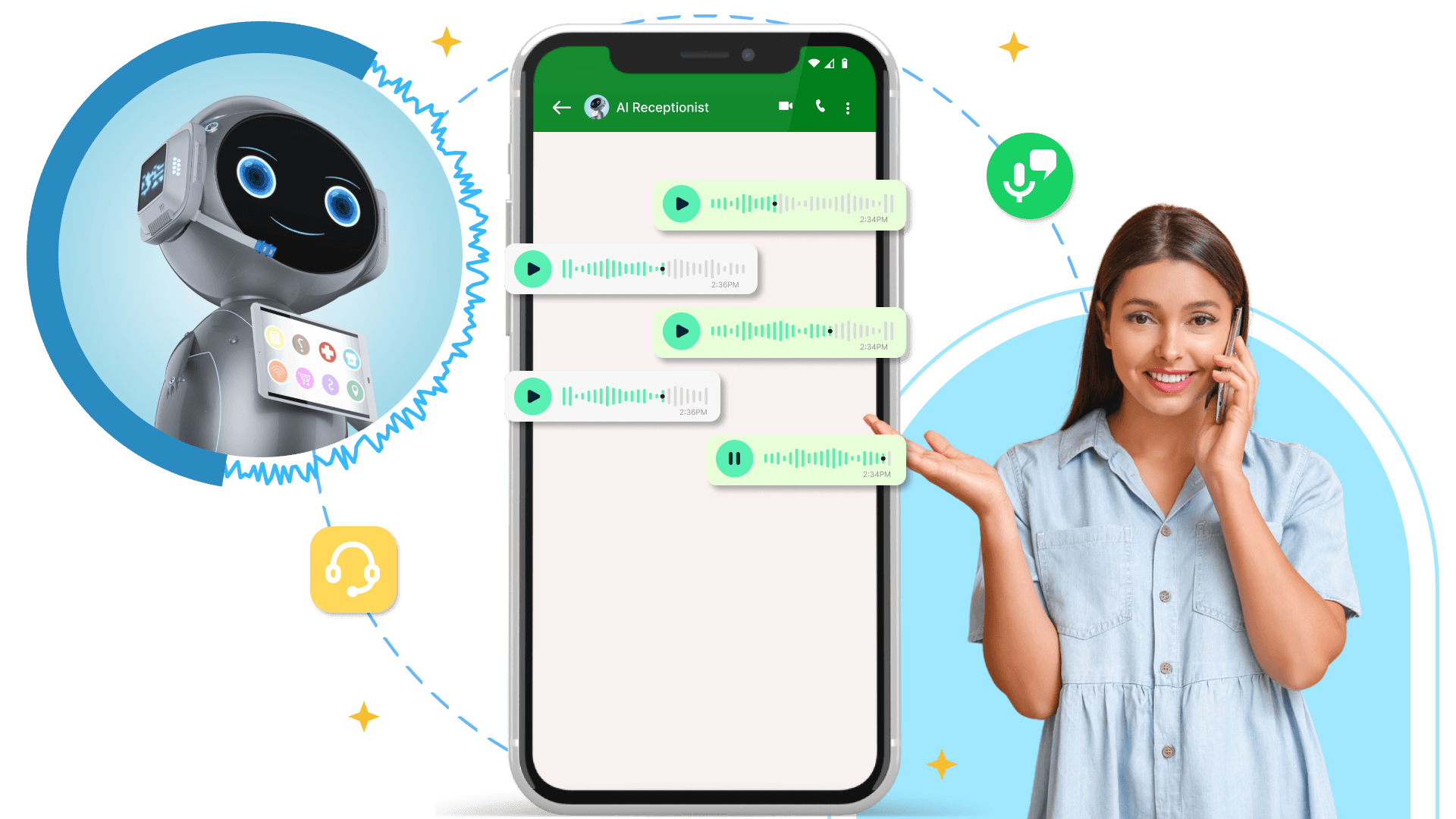 AI Voice Bot for Businesses - Boost Efficiency with AI-Powered Voice